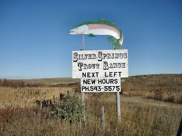 Silver Springs Trout Ranch sign